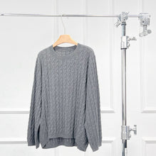 Load image into Gallery viewer, Cable Knit Cashmere Sweater
