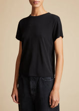 Load image into Gallery viewer, Emmy Round Neck Short Sleeve T-shirt
