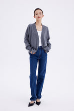 Charger l&#39;image dans la galerie, KAY Cashmere and Wool Belted Cardigan
