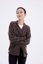 将图片加载到图库查看器，KAY Cashmere and Wool Belted Cardigan
