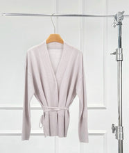 Load image into Gallery viewer, KAY Cashmere and Wool Belted Cardigan
