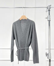 将图片加载到图库查看器，KAY Cashmere and Wool Belted Cardigan
