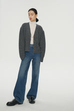 Load image into Gallery viewer, Melange Wool Open Cardigan
