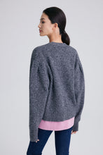 将图片加载到图库查看器，Melange Wool Open Cardigan
