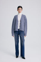 画像をギャラリービューアに読み込む, Melange Wool Open Cardigan
