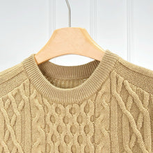 画像をギャラリービューアに読み込む, Tanya Wool and Cashmere Cable Knit Sweater
