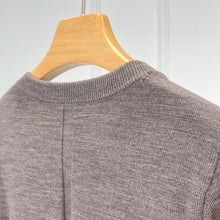 将图片加载到图库查看器，KOW Merino Wool Round-Neck Cardigan
