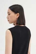 将图片加载到图库查看器，Kow Texture Wool Knit Vest
