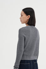 将图片加载到图库查看器，KOW Merino Wool-Silk V-Neck Cardigan
