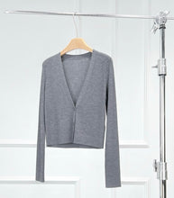 Load image into Gallery viewer, KOW Merino Wool-Silk V-Neck Cardigan
