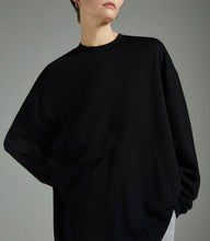 Cargar imagen en el visor de la galería, ANDREA Acetate Wool Round Neck Long Sleeve T-shirt
