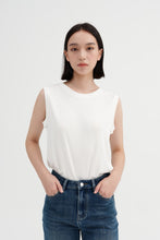 将图片加载到图库查看器，TOK Acetate Cotton Sleeveless Tank Top
