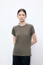 Load image into Gallery viewer, Eco Tencel Crew Neck Short Sleeve T-Shirt
