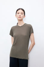 Load image into Gallery viewer, Eco Tencel Crew Neck Short Sleeve T-Shirt
