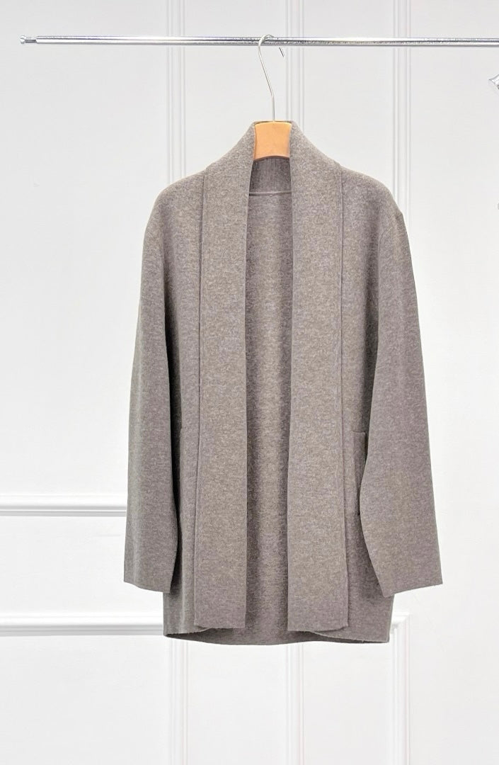 HERM Classic Wool Cashmere Mid-Length Coat