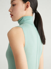 Load image into Gallery viewer, Edith Turtleneck Sleeveless Knit Vest
