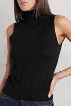 Cargar imagen en el visor de la galería, Edith Turtleneck Sleeveless Knit Vest
