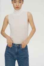 Load image into Gallery viewer, Edith Turtleneck Sleeveless Knit Vest
