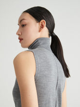 Load image into Gallery viewer, Edith Turtleneck Sleeveless Knit Vest
