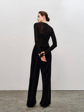 Load image into Gallery viewer, Jolie Velvet Wide-Leg Pants

