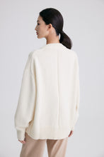 Load image into Gallery viewer, Davion Premium Pure Cashmere V-Neck Sweater — The Geometry of Quiet Strength
