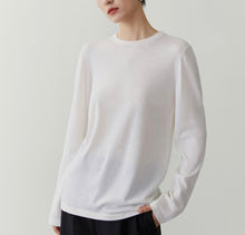 将图片加载到图库查看器，Lisa Extra Fine Merino Round Neck Long Sleeve Sweater
