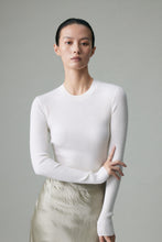 将图片加载到图库查看器，Cindy Pit Knit Extra Fine Merino Sweater
