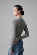 将图片加载到图库查看器，Cindy Pit Knit Extra Fine Merino Sweater
