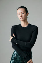 将图片加载到图库查看器，Cindy Pit Knit Extra Fine Merino Sweater
