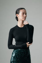 将图片加载到图库查看器，Cindy Pit Knit Extra Fine Merino Sweater
