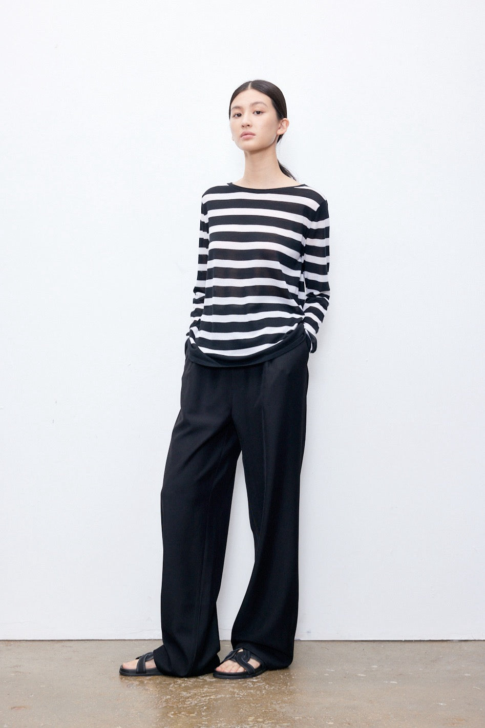 ÀIMAI Sea Soul Breeze Retro Dream Stripes Double Extra Superfine Merino Wool Top