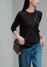 画像をギャラリービューアに読み込む, ÀIMAI Modal-Cashmere Long Sleeve Tee

