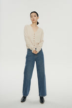 Charger l&#39;image dans la galerie, Grace V-Neck Long Sleeve Premier Cashmere Cardigan
