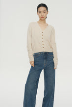 Charger l&#39;image dans la galerie, Grace V-Neck Long Sleeve Premier Cashmere Cardigan
