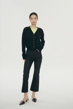 Charger l&#39;image dans la galerie, Grace V-Neck Long Sleeve Premier Cashmere Cardigan

