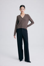 Charger l&#39;image dans la galerie, Grace V-Neck Long Sleeve Premier Cashmere Cardigan
