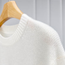 Cargar imagen en el visor de la galería, Élise Kow Premier Pure Cashmere Crewneck Sweater

