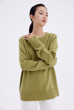 Cargar imagen en el visor de la galería, Sibem Merino Wool Cashmere Round Neck Sweater
