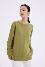 Cargar imagen en el visor de la galería, Sibem Merino Wool Cashmere Round Neck Sweater
