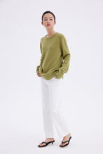 Cargar imagen en el visor de la galería, Sibem Merino Wool Cashmere Round Neck Sweater
