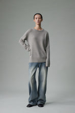 Cargar imagen en el visor de la galería, Sibem Merino Wool Cashmere Round Neck Sweater
