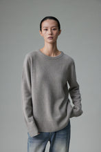 Cargar imagen en el visor de la galería, Sibem Merino Wool Cashmere Round Neck Sweater
