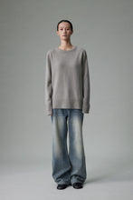 Cargar imagen en el visor de la galería, Sibem Merino Wool Cashmere Round Neck Sweater
