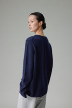 Cargar imagen en el visor de la galería, Sibem Merino Wool Cashmere Round Neck Sweater
