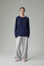 Cargar imagen en el visor de la galería, Sibem Merino Wool Cashmere Round Neck Sweater
