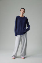 Cargar imagen en el visor de la galería, Sibem Merino Wool Cashmere Round Neck Sweater
