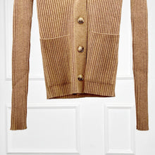Charger l&#39;image dans la galerie, Edition Extra Fine Merino Wool Rib-Knitted Cardigan
