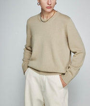 Load image into Gallery viewer, Madeline Wool and Cashmere Round Neck Sweater
