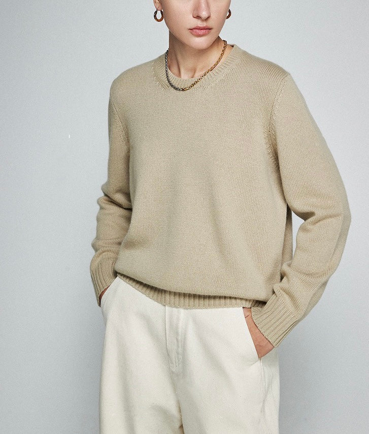 Madeline Wool and Cashmere Round Neck Sweater