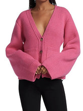 Load image into Gallery viewer, Scarlet Heavyweight Cashmere Cardigan
